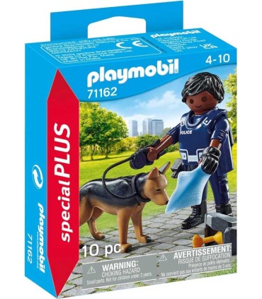 Policía Con Perro Playmobil 71162 | La granota