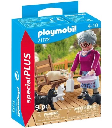 Abuela Con Gatos Playmobil 71172 | La Granota