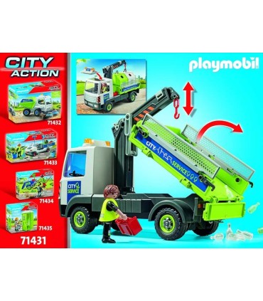 Camión De Residuos Con Contenedor Playmobil 71431 | La Granota