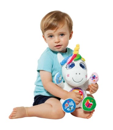 Peluche Unicornio Interactivo Gusy Luz Moltó | La Granota