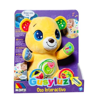 Peluche Osito Interactivo Gusy Luz Moltó | La Granota