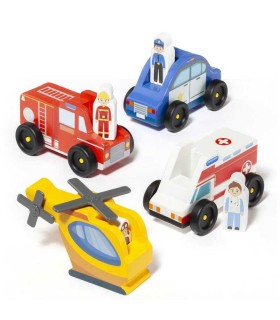 Set Vehículos De Emergencias Moltó | La Granota