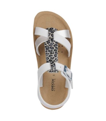 Sandalia Niña Geox Costarei Blanca | La Granota