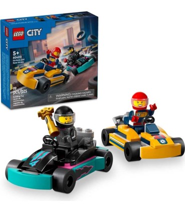 Karts Y Pilotos De Carreras Lego City 60400 | La Granota