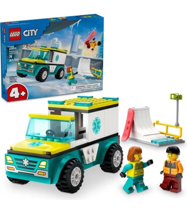 Ambulancia De Emergencias Lego City 60403 | La Granota