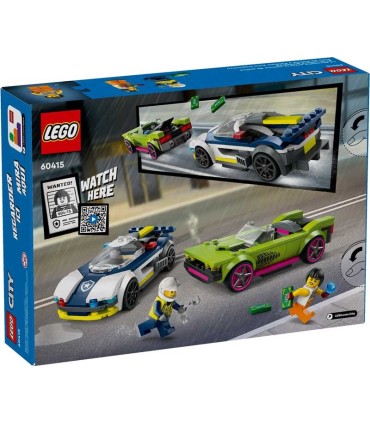 Coche De Policía Y Potente Deportivo Lego City 60415 | La Granota