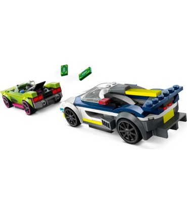 Coche De Policía Y Potente Deportivo Lego City 60415 | La Granota