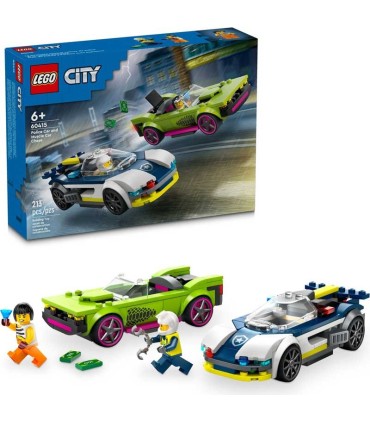 Coche De Policía Y Potente Deportivo Lego City 60415 | La Granota