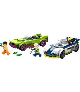 Coche De Policía Y Potente Deportivo Lego City 60415 | La Granota