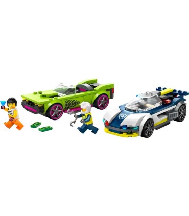 Coche De Policía Y Potente Deportivo Lego City 60415 | La Granota