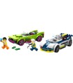 Coche De Policía Y Potente Deportivo Lego 60415