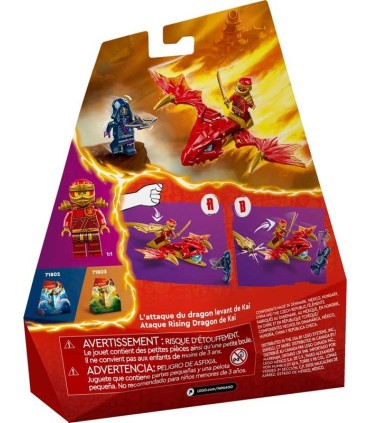 Ataque Rising Dragon De Kai Lego 71801 | La Granota