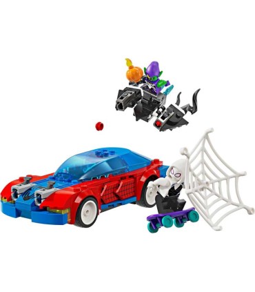 Coche De Carreras De Spider-Man Y Duende Verde Venomizado Lego 76279
