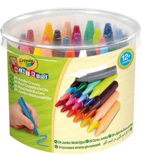Ceras Jumbo Lavables Crayola 24 Unidades | La Granota