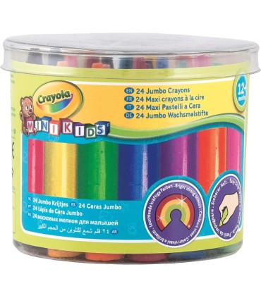 Ceras Jumbo Lavables Crayola 24 Unidades | La Granota