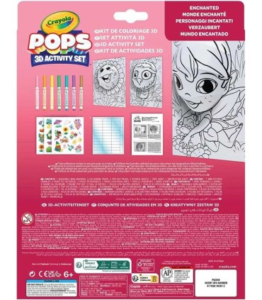 Set De Actividades Color Pops 3D Personajes Mágicos Crayola | La Granota