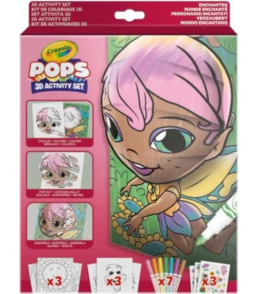 Set De Actividades Color Pops 3D Personajes Mágicos Crayola | La Granota