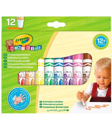 Rotuladores Lavables Crayola 12 Unidades | La Granota