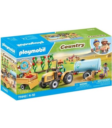 Tractor Con Remolque Y Cisterna Playmobil 71442 | La Granota