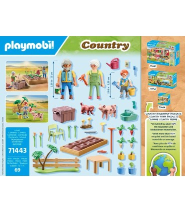 Huerto Con Abuelos Playmobil 71443 | La Granota