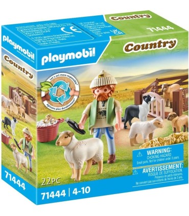 Pastor Con Rebaño De Ovejas Playmobil 71444 | La Granota