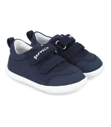 Zapatillas Lona Blanditas Garvalín Azul Marino | La Granota