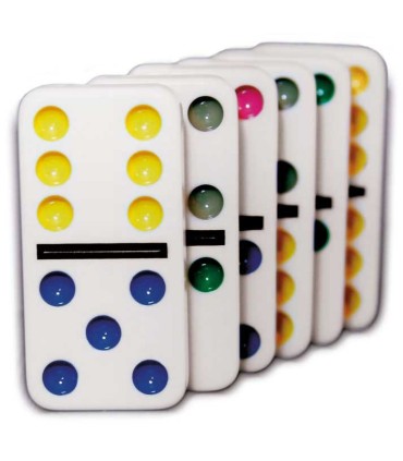 Juego Dominó 6 Puntos Color Cayro | Juegos de mesa en La Granota