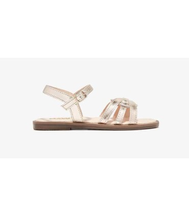 Sandalia B&W Oro Metalizado| La Granota