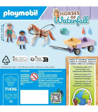 Carruaje Con Poni Playmobil Horses Of Waterfall 71496 | La Granota