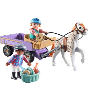 Carruaje Con Poni Playmobil Horses Of Waterfall 71496 | La Granota