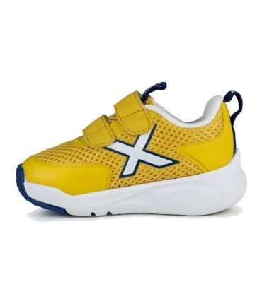 Zapatilla Deportiva Munich Baby Cloe Amarillo Blanco | La Granota