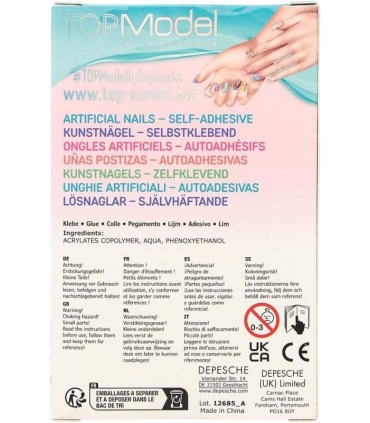 TOPModel Uñas Postizas Planas Beauty & Me | La Granota