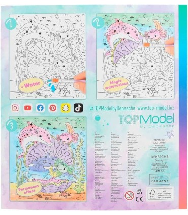 TOPModel Libro De Acuarelas Sirenas | La Granota