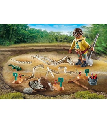 Excavación Arqueológica Con Esqueleto De Dinosaurio Playmobil 71527 | La Granota