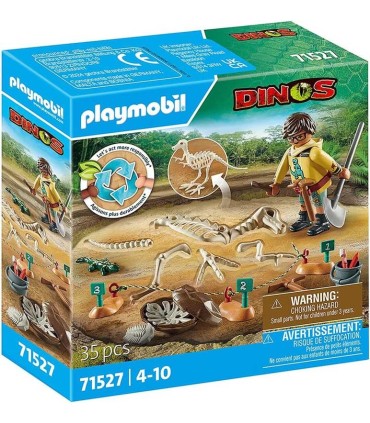 Excavación Arqueológica Con Esqueleto De Dinosaurio Playmobil 71527 | La Granota