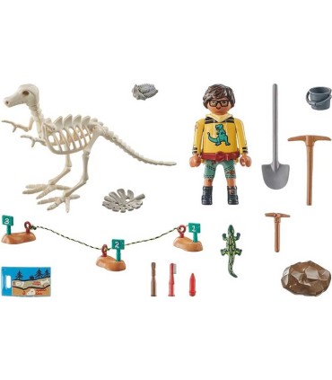 Excavación Arqueológica Con Esqueleto De Dinosaurio Playmobil 71527 | La Granota
