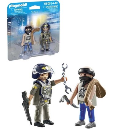 DuoPack Policía Con Ladrón Playmobil 71505 | La Granota