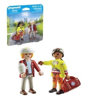 DuoPack Paramédico Con Paciente Playmobil 71506 | La Granota