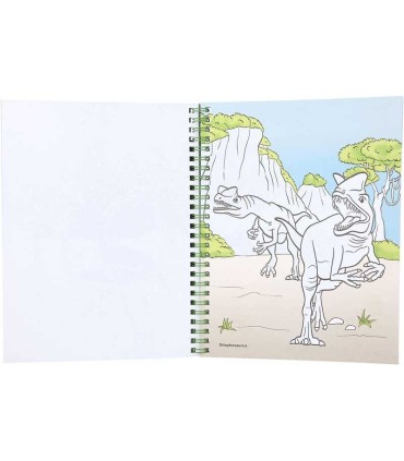 Dino World Libro De Colorear Con Lápices De Colores | La Granota