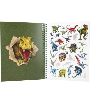 Dino World Libro De Colorear Con Lápices De Colores | La Granota