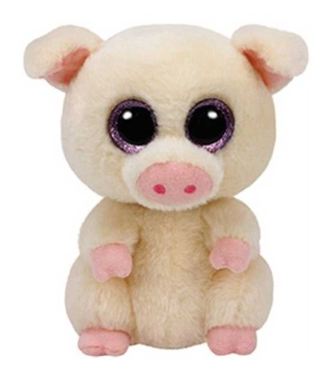 Peluche TY Beanie Boos Piggley 15 cm | La Granota