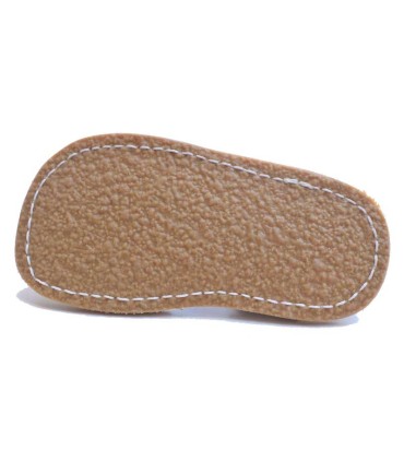 Sandalia Manguito Barefoot Glitter Azul | La Granota