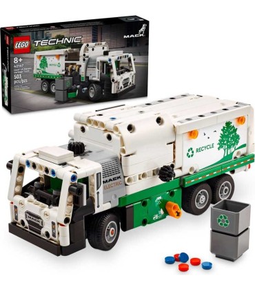 Camión De Residuos Mack LR Electric Lego Technic 42167 | La Granota