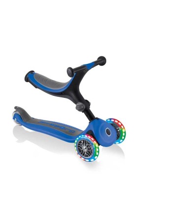 Patinete Evolutivo Globber Go UP Foldable Plus Navy Blue Con Luces | La Granota