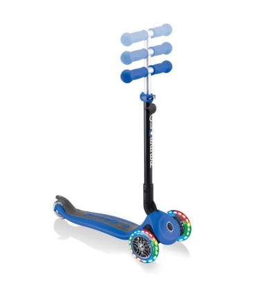 Patinete Evolutivo Globber Go UP Foldable Plus Navy Blue Con Luces | La Granota