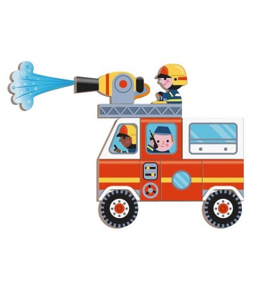 Libro Magnético Bomberos Janod | La Granota