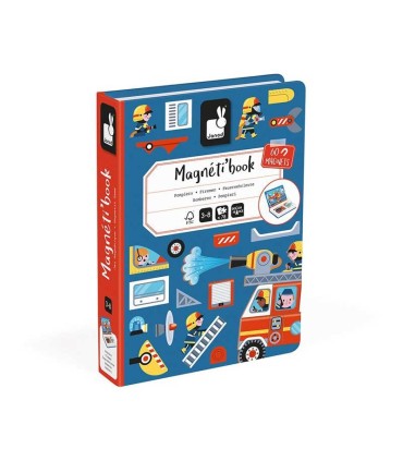 Libro Magnético Bomberos Janod | La Granota