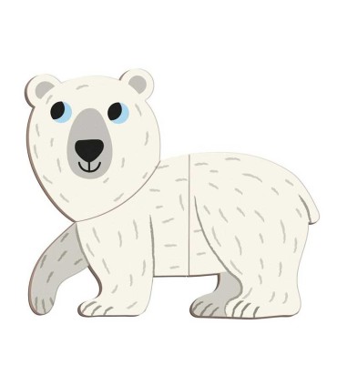 Libro Magnético Animales Polares Janod | La granota