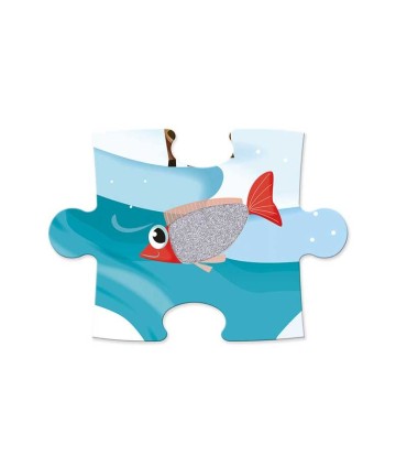 Puzzle Tactil La Vida En La Banquisa 20 Piezas | La granota