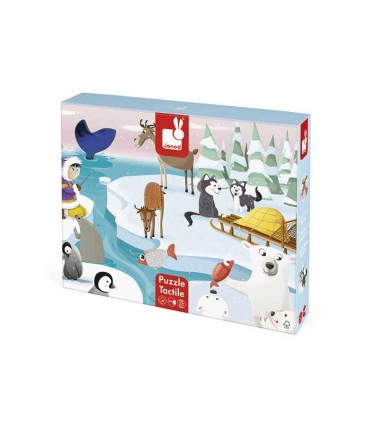 Puzzle Tactil La Vida En La Banquisa 20 Piezas | La granota